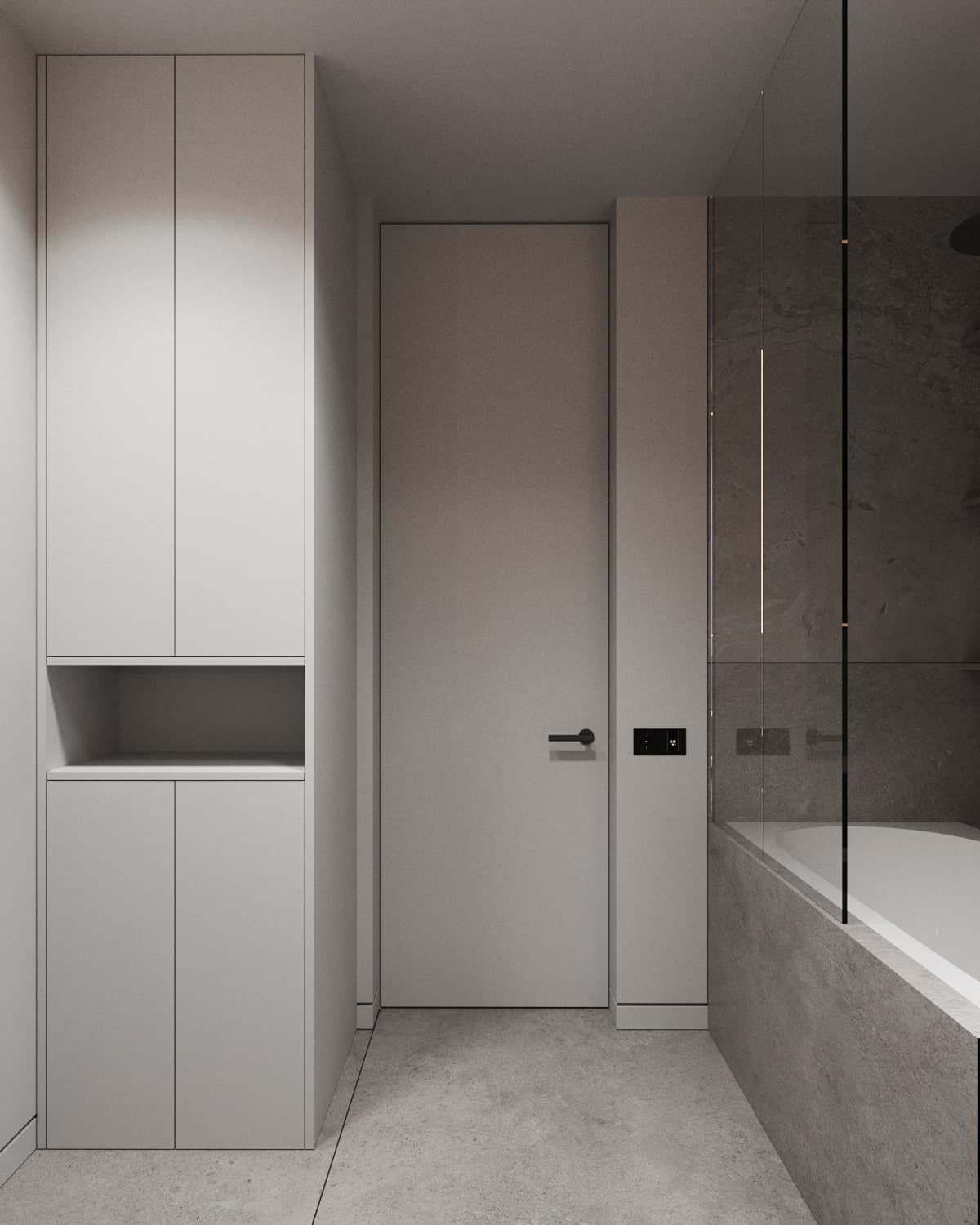 Coco Guest Bathroom Entrance