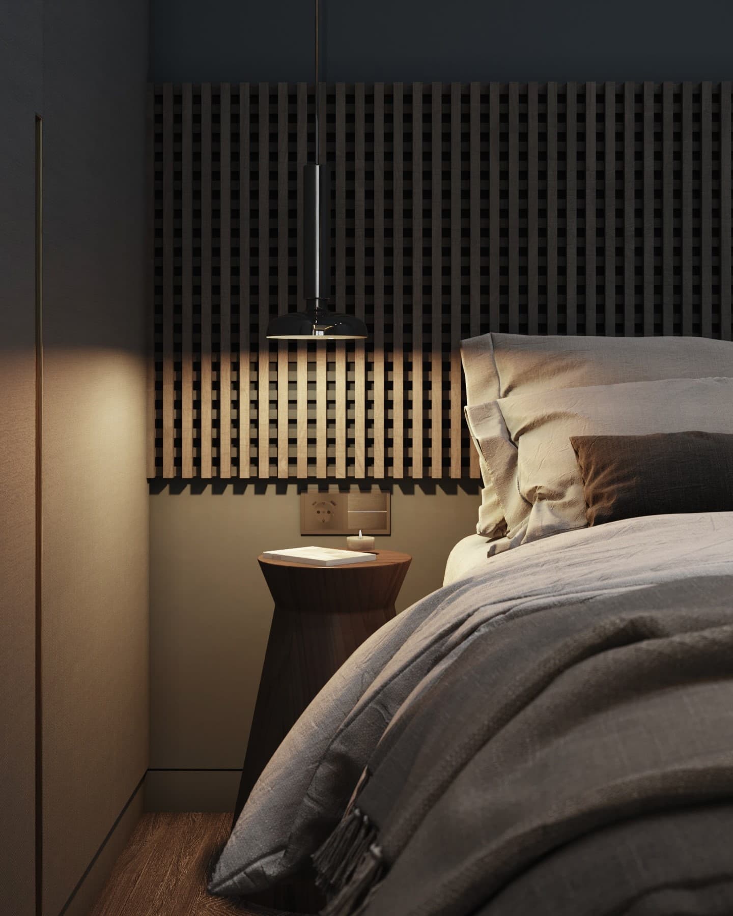 Japandi Bedroom Closeup