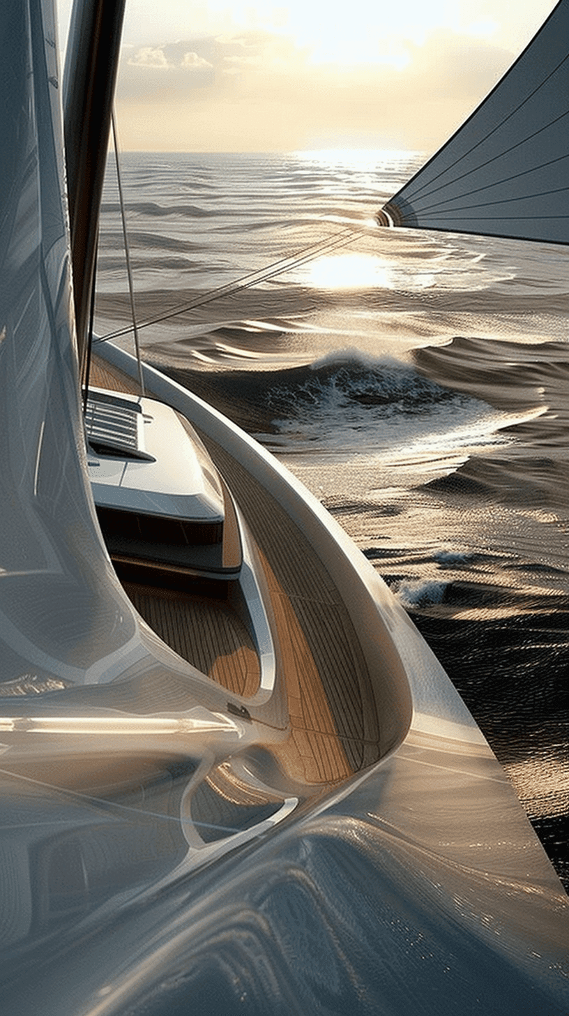 curvilinear yacht